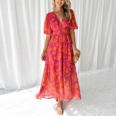 Clara | Robe longue printanière