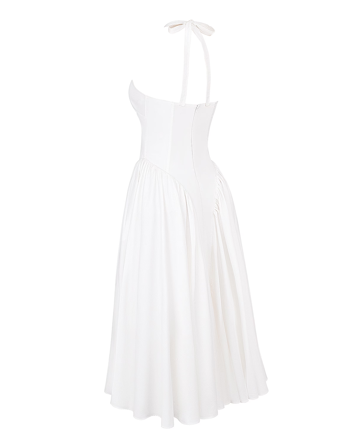 Monroe – Robe Midi Rouge au Style Iconique