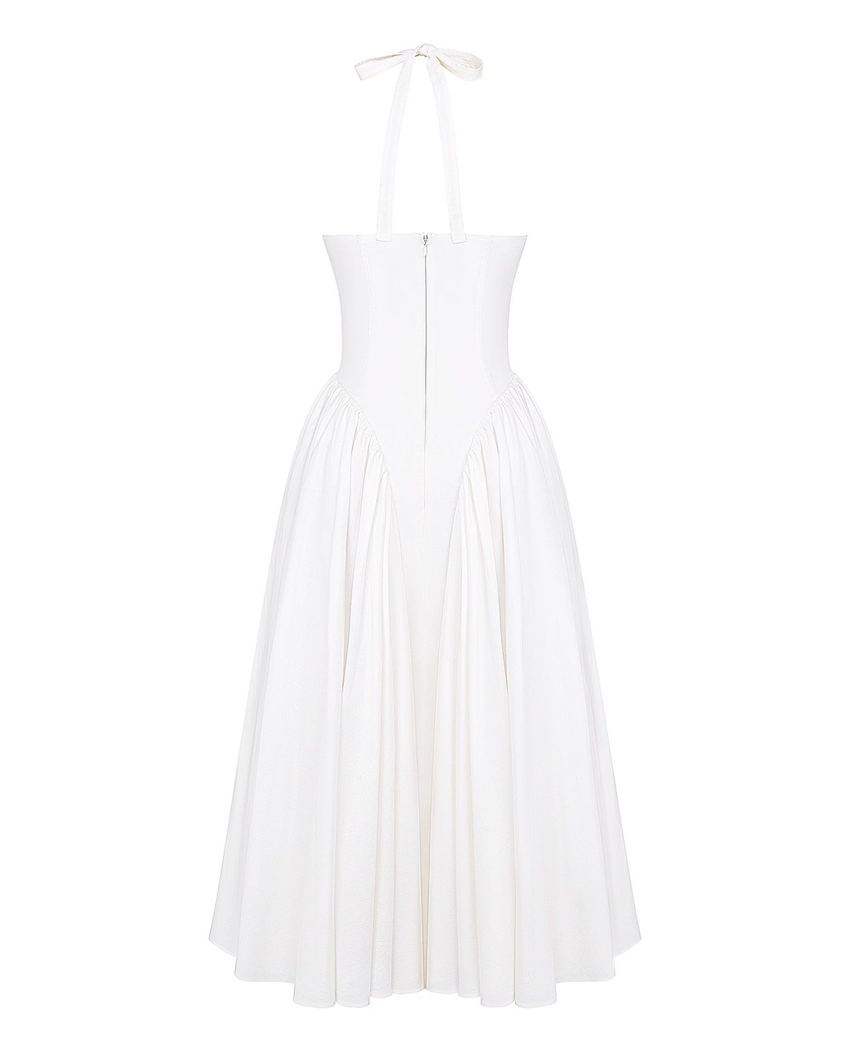 Monroe – Robe Midi Rouge au Style Iconique