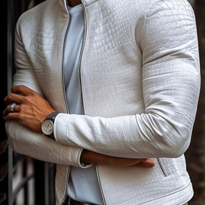 Veste en cuir Mason Stone-Tone Dernier jour 80% de réduction !