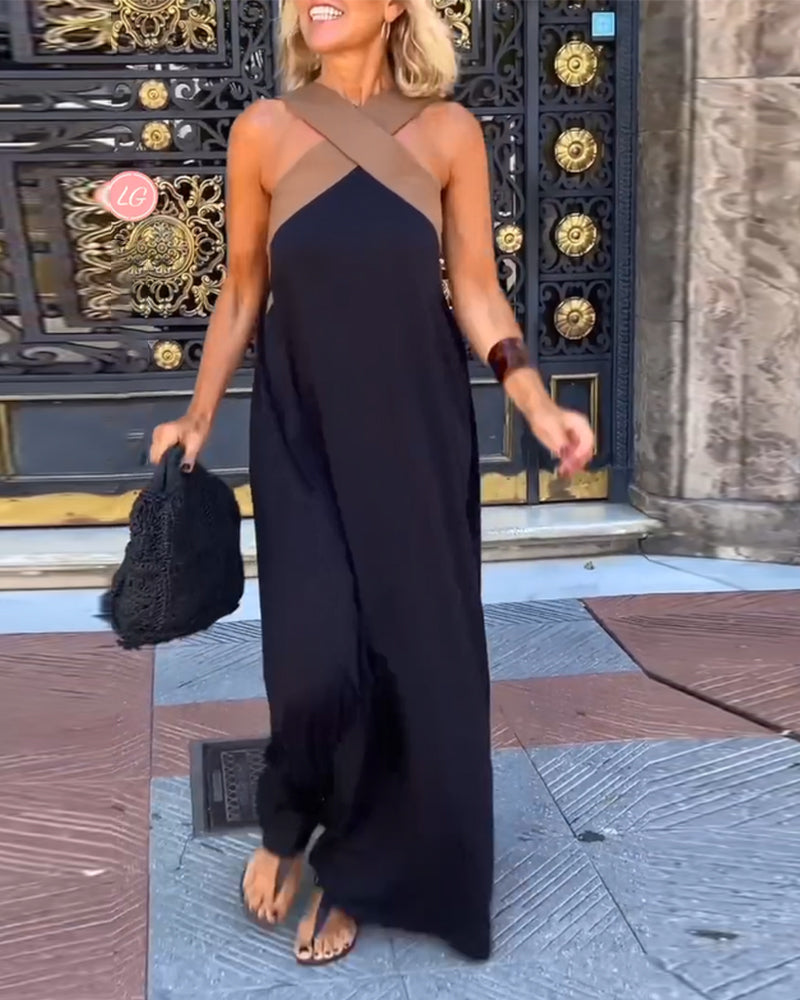 Anne | Robe élégante à décolleté croisé
