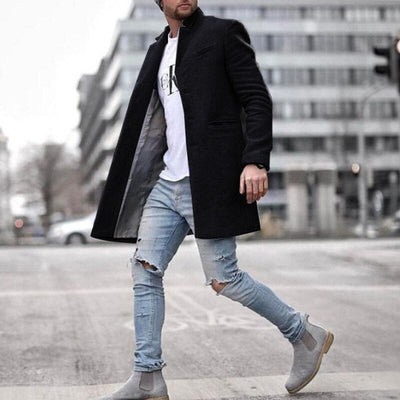 Isidore - Manteau long élégant en laine
