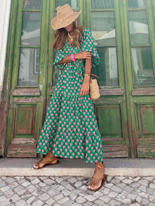 Susie - Robe longue bohémienne
