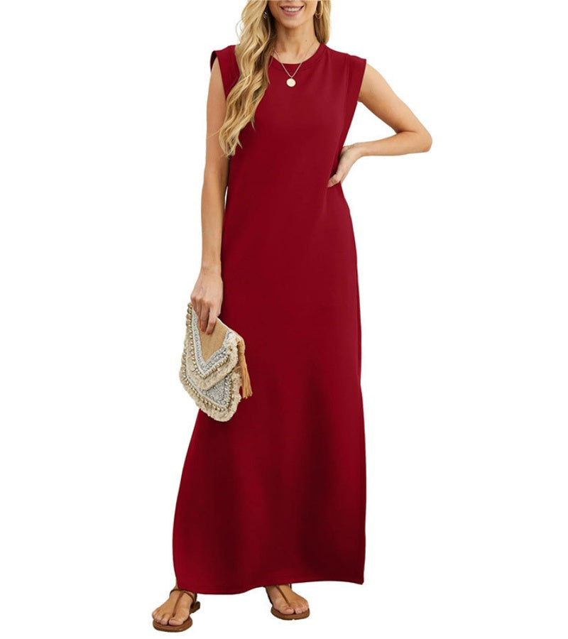 Romaisa | Robe longue fluide à fente