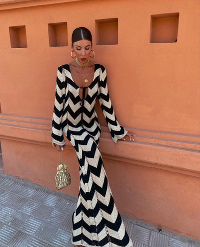 Robe SANTORINI - Robe longue en fil