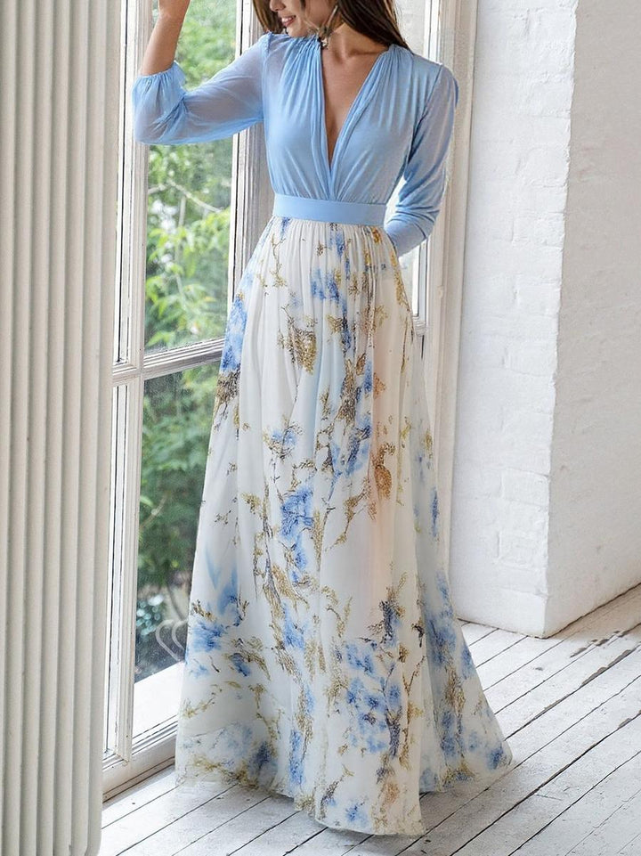 Zara | Robe Maxi Fleurie Élégante