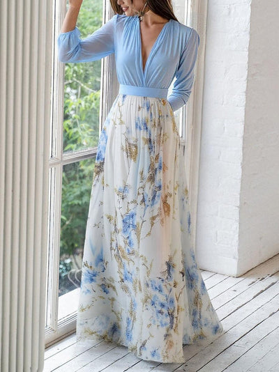 Zara | Robe Maxi Fleurie Élégante