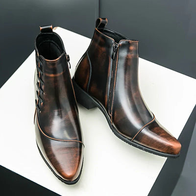 Bottes habillées en cuir Samuel Thatcher