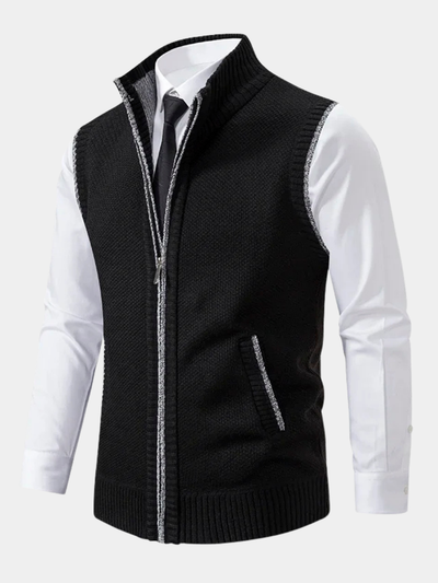 Milton™ – Gilet tricoté avec fermeture éclair