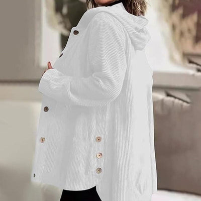 🍂 Veste à capuche en velours décontractée pour l'automne