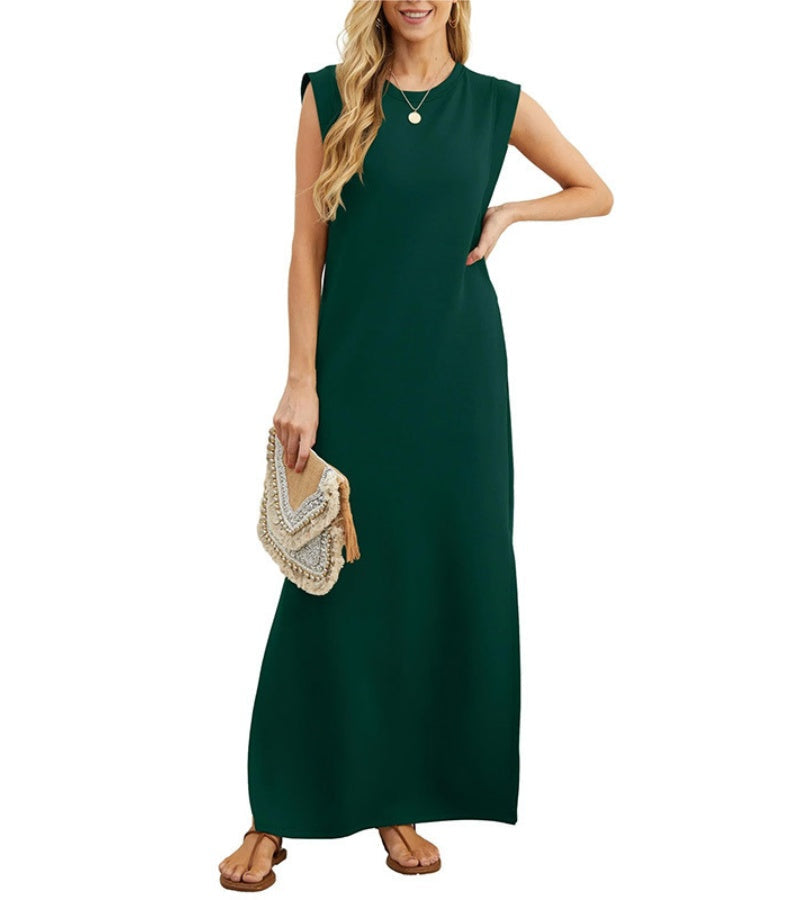Romaisa | Robe longue fluide à fente