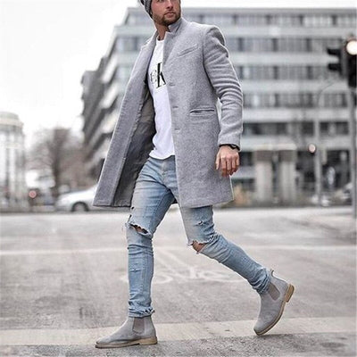 Isidore - Manteau long élégant en laine