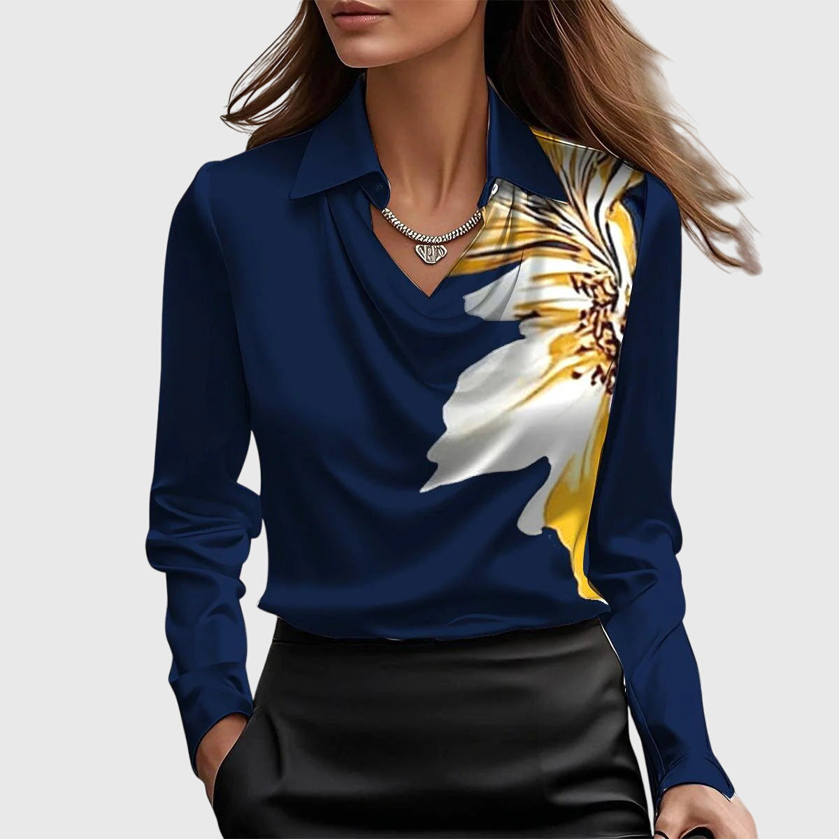 Brooklyn™ | Élégante Blouse en Satin