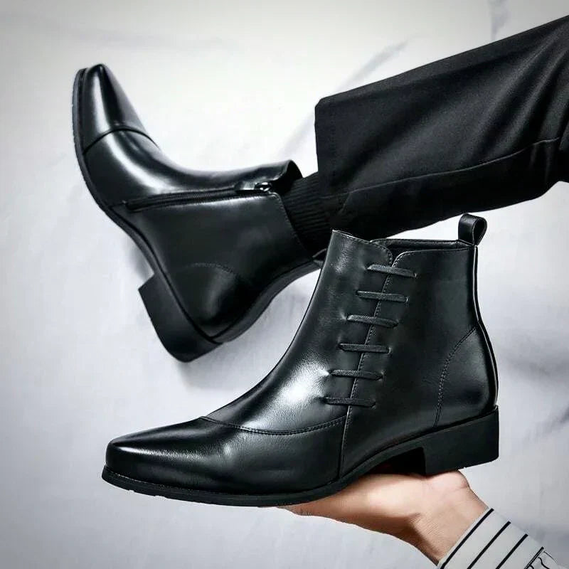 Bottes habillées en cuir Samuel Thatcher