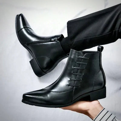 Bottes habillées en cuir Samuel Thatcher