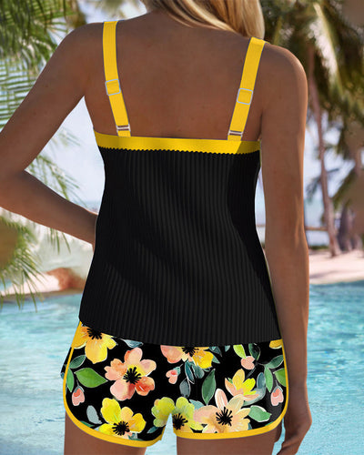 Laluna® | Ensemble de Tankini Élégant en Deux Pièces