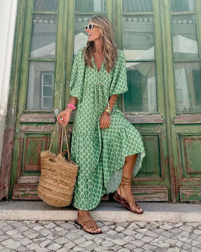 Susie - Robe longue bohémienne