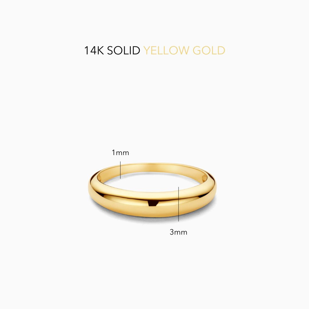 Bague Midi Dôme | Or