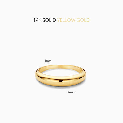 Bague Midi Dôme | Or