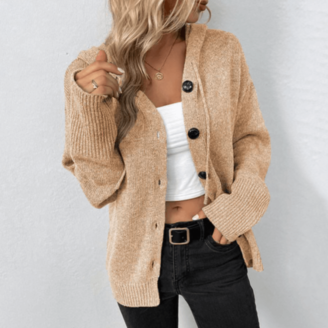Brittan | Cardigan en tricot avec boutons