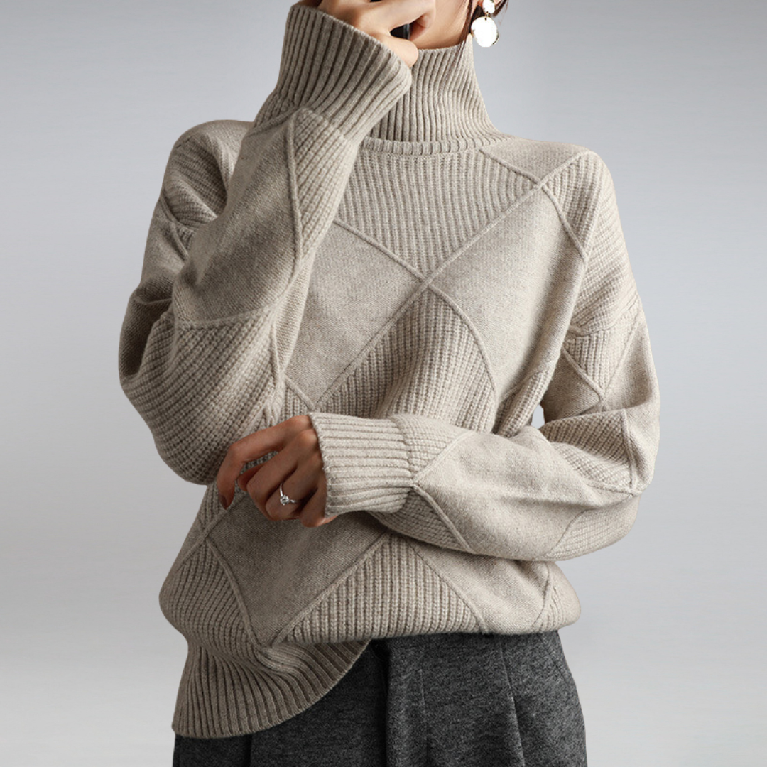 Adelle | Pull col roulé confortable