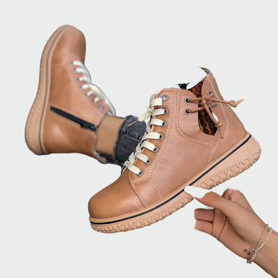 Bottes en cuir orthopédique jusqu'à la cheville