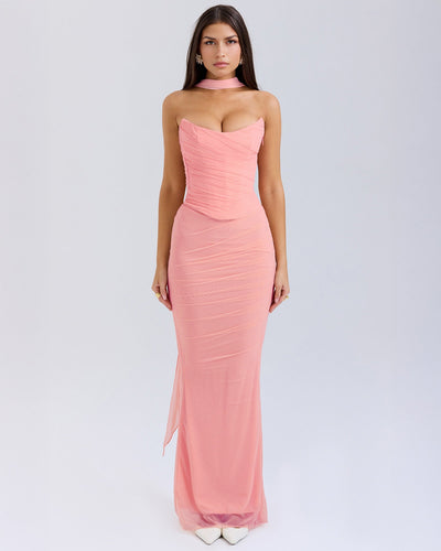Malu – Robe Rose avec Charme Naturel