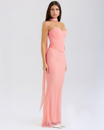 Malu – Robe Rose avec Charme Naturel