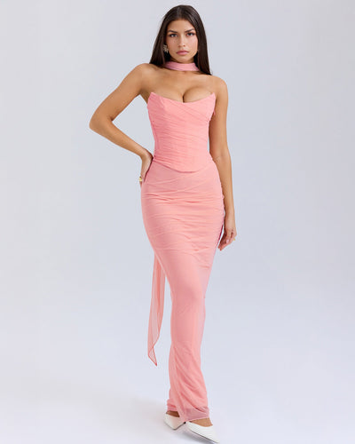 Malu – Robe Rose avec Charme Naturel