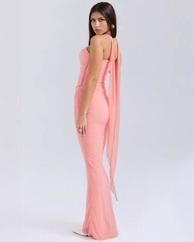 Malu – Robe Rose avec Charme Naturel
