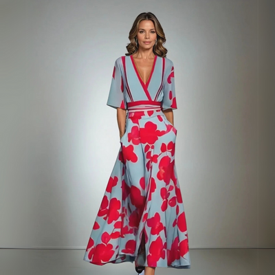 Jamie - Robe élégante à motif floral