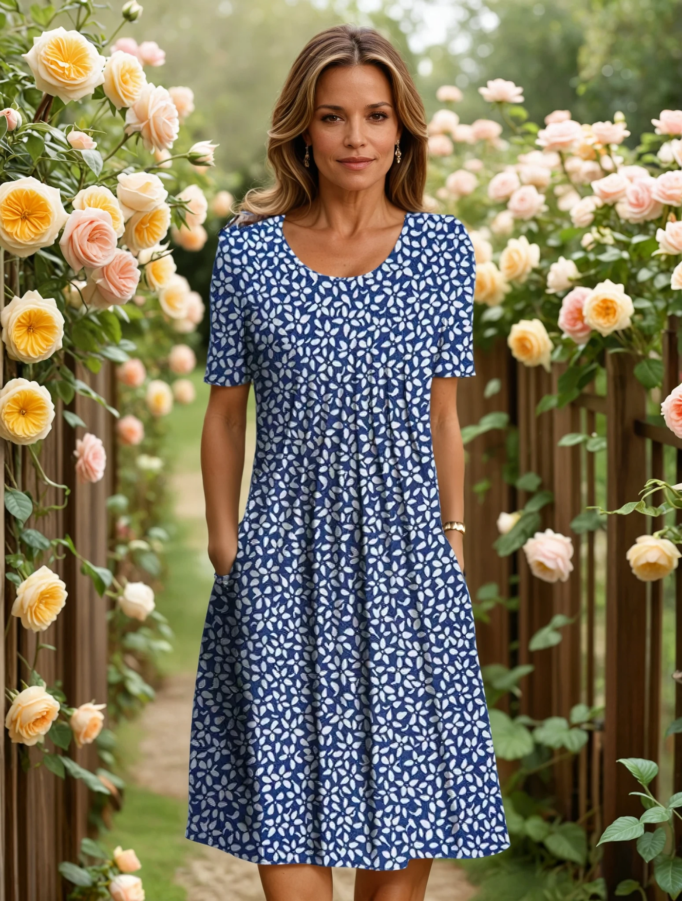 MARGA | ROBE ÉLÉGANTE AVEC COUVERTURE DU VENTRE