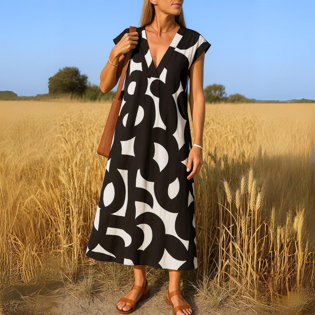 Valérie | Robe légère avec décolleté en V