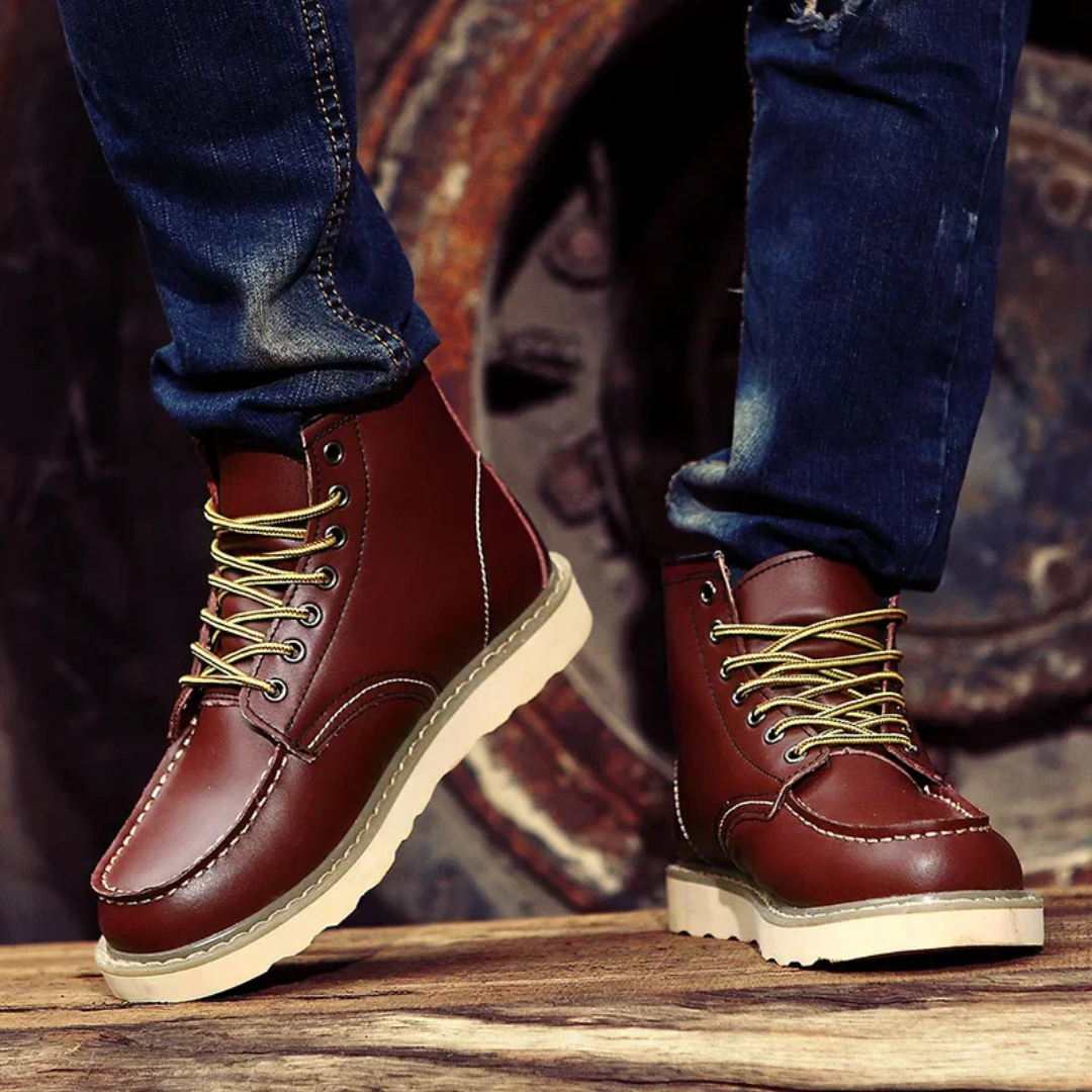 Cole™ | Bottes en Cuir Vintage