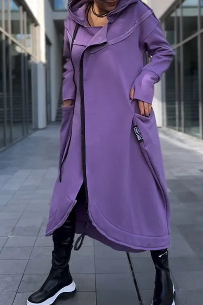 MANA™ | HOODIE LONG AVEC FERMETURE ÉCLAIR EN TISSUS LÉGERS ET RESPIRANTS