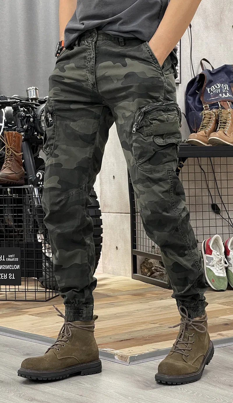 L’atelier D’amélie-Jeans Biker Slim Fit Distressés pour Hommes