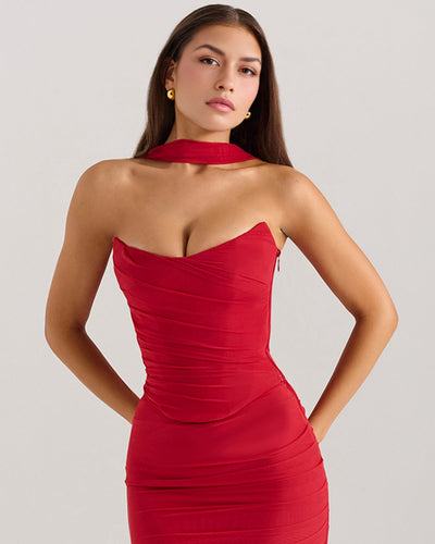 Malu – Robe Rose avec Charme Naturel