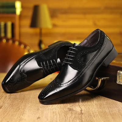 Chaussures en cuir à lacets Alexander Prescott