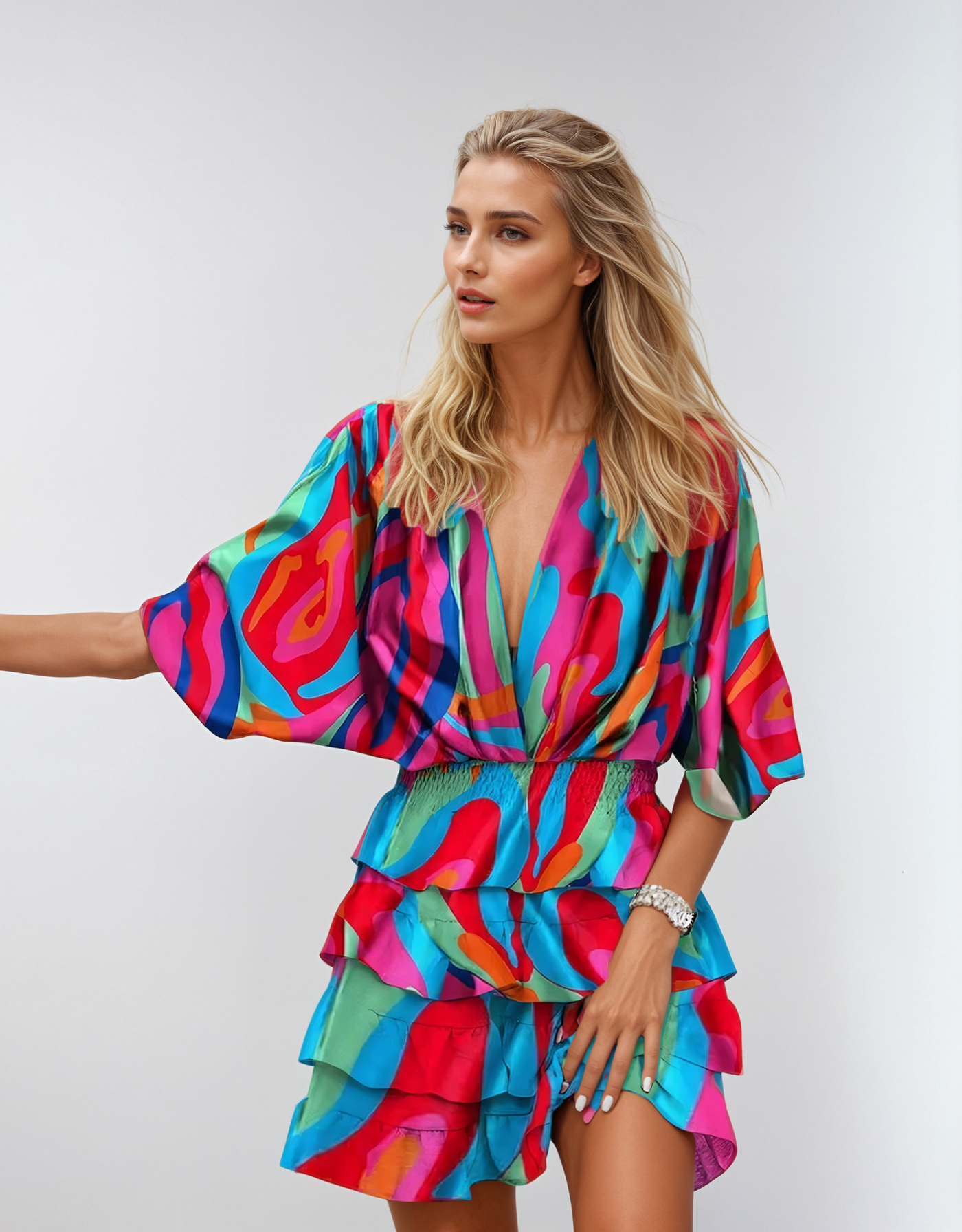 Soraya | Robe Florale Élégante