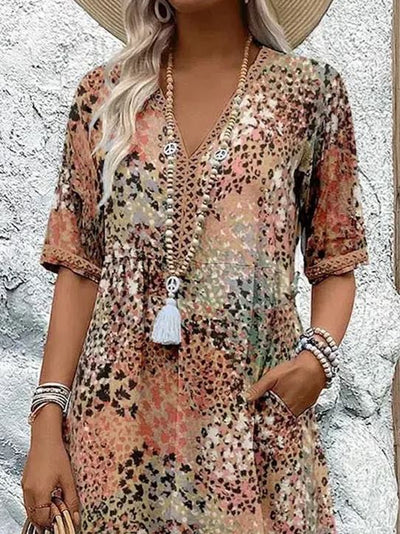 Harper | Robe Vibrante Mi-Longue