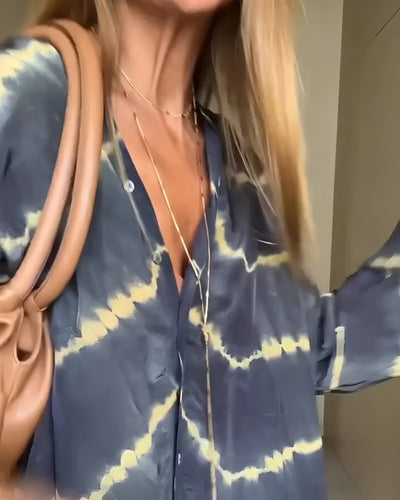 Eva | Robe maxi bohème à rayures