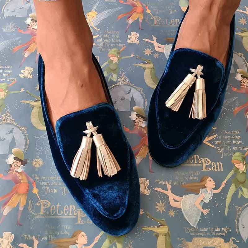 Novera™ | Chaussons rétro avec franges