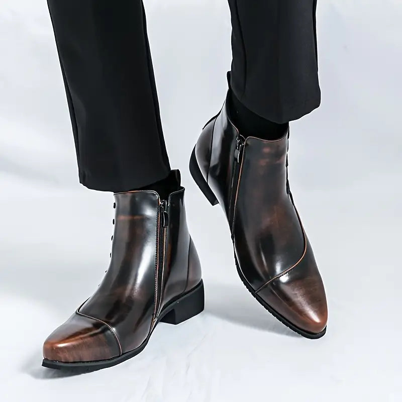 Bottes habillées en cuir Samuel Thatcher