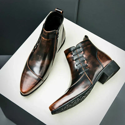 Bottes habillées en cuir Samuel Thatcher