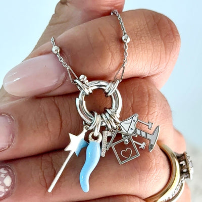 Collier Rosaire en Argent 925 avec Fermoir en Anneau