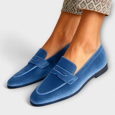 Baskets Louise en Velours au Style Intemporel