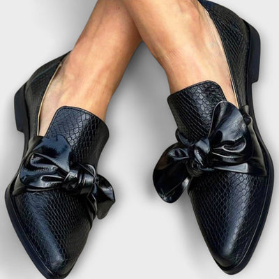 Mocassins Claudia Élégants avec Nœud Décoratif