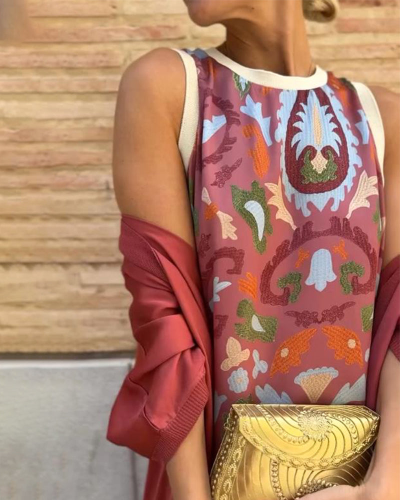 Bella - Ensemble de deux pièces avec impression au style urbain