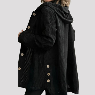 🍂 Veste à capuche en velours décontractée pour l'automne