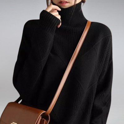 Adelle | Pull col roulé confortable